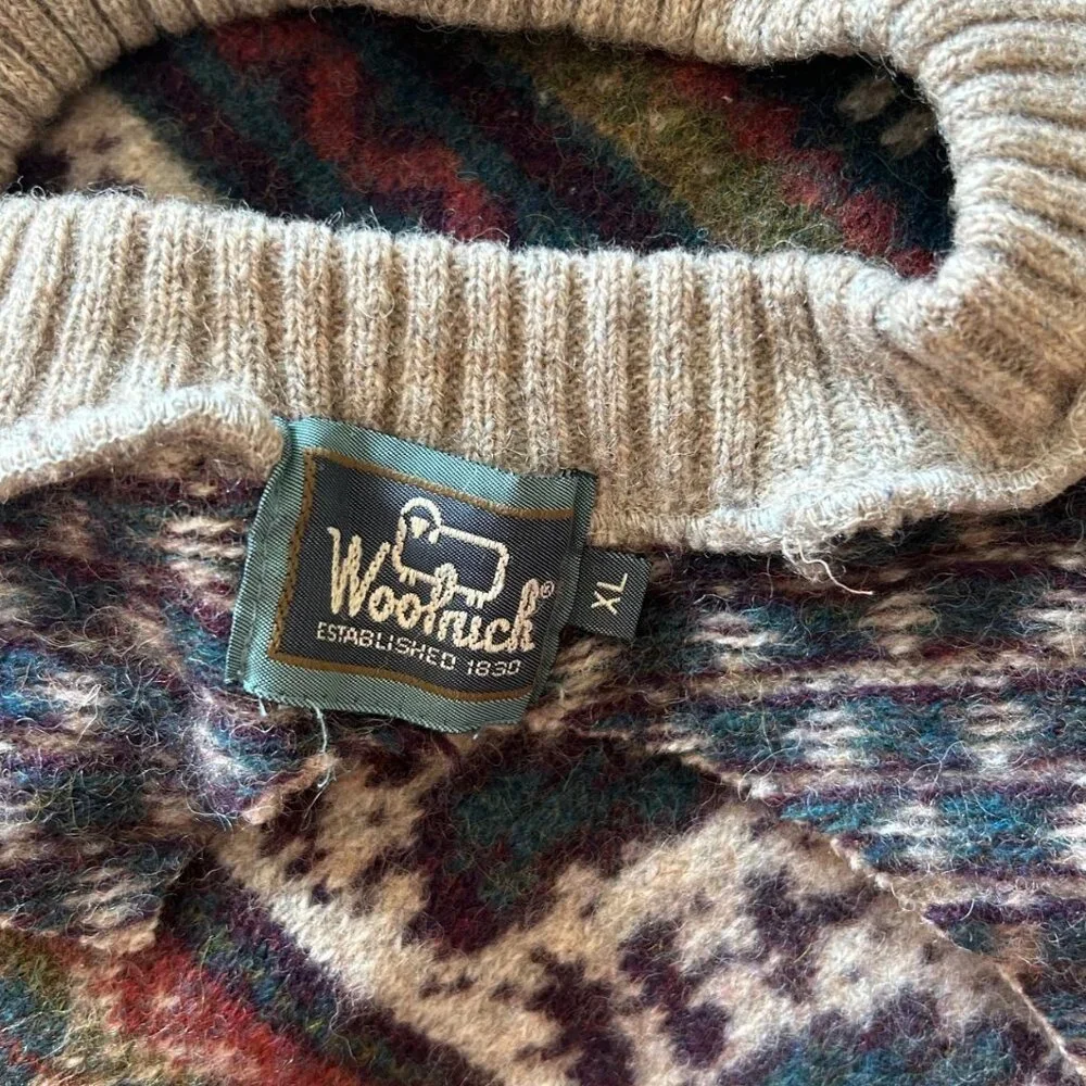 100% Felted Wool Mittens - Multi Color/Green Print Handcrafted - Picture 4 of 5